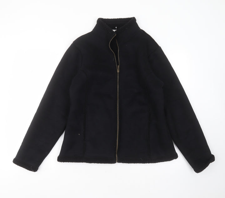 M&Co Womens Black Jacket Size M