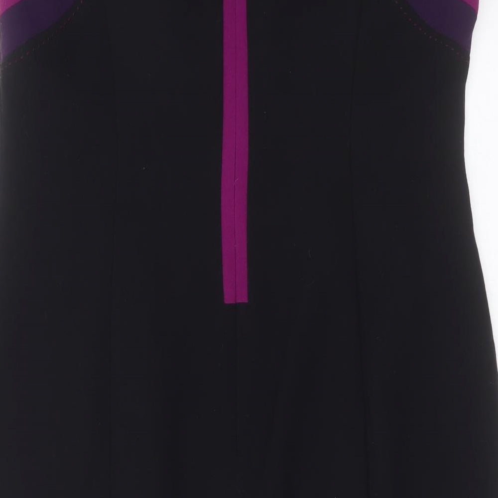 Marks and Spencer Womens Blue  Polyester Shift  Size 18  Round Neck