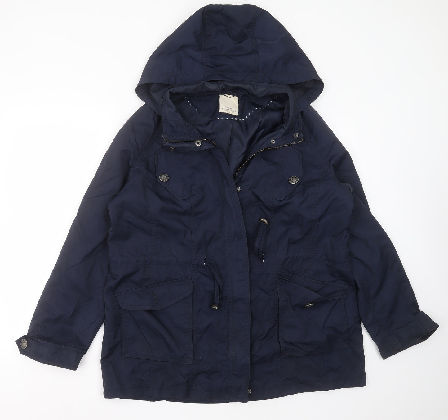 Debenhams Womens Blue   Jacket  Size 18  Zip