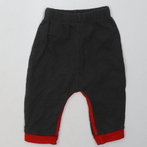 George Boys Grey  Cotton Capri Trousers Size 3-6 Months   - The Rolling Stones