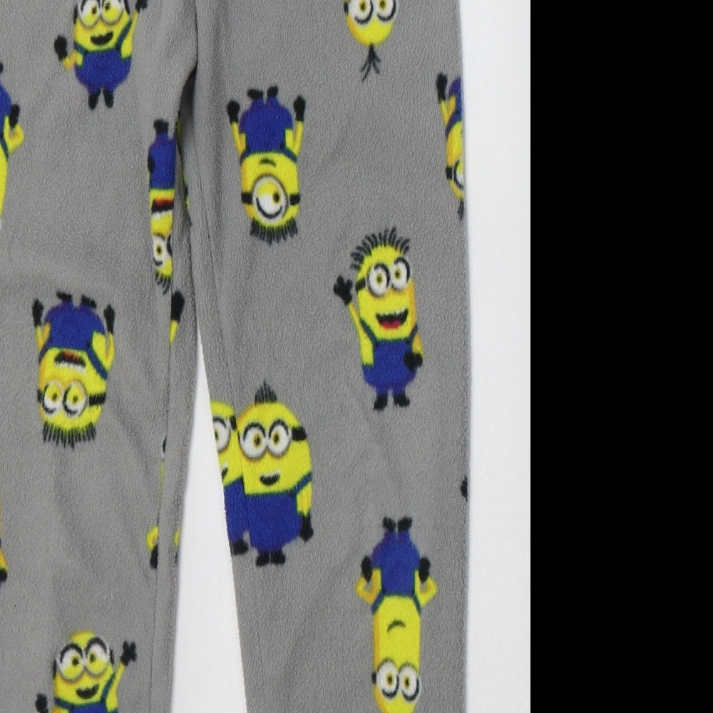 Primark Boys Blue Geometric Polyester  Pyjama Set Size 7-8 Years  Pullover - Minions