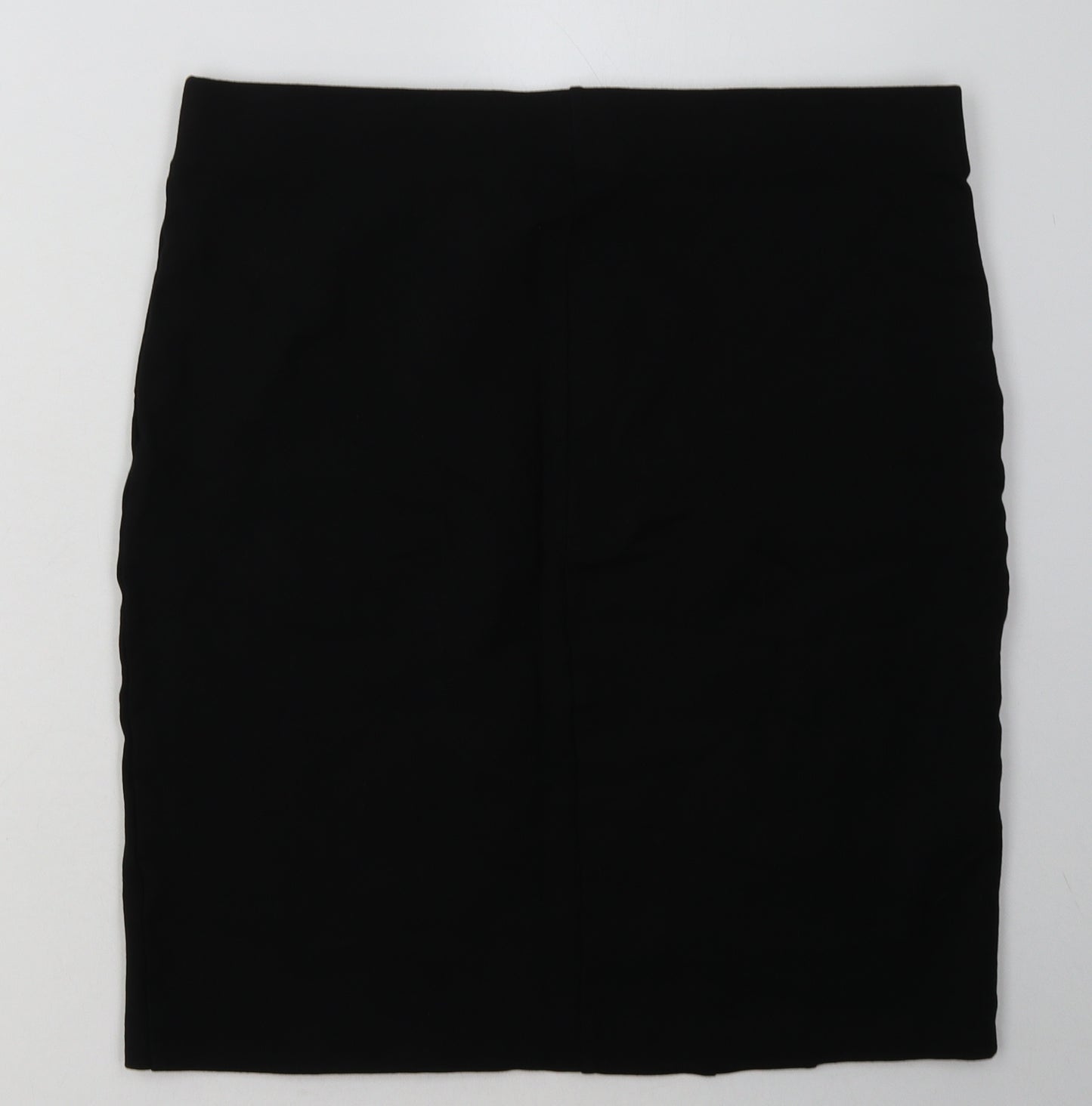 Debenhams Womens Black  Viscose A-Line Skirt Size 16