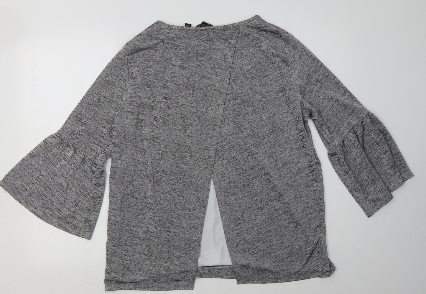Dorothy Perkins Womens Grey  Polyester Pullover Sweatshirt Size 16  Pullover