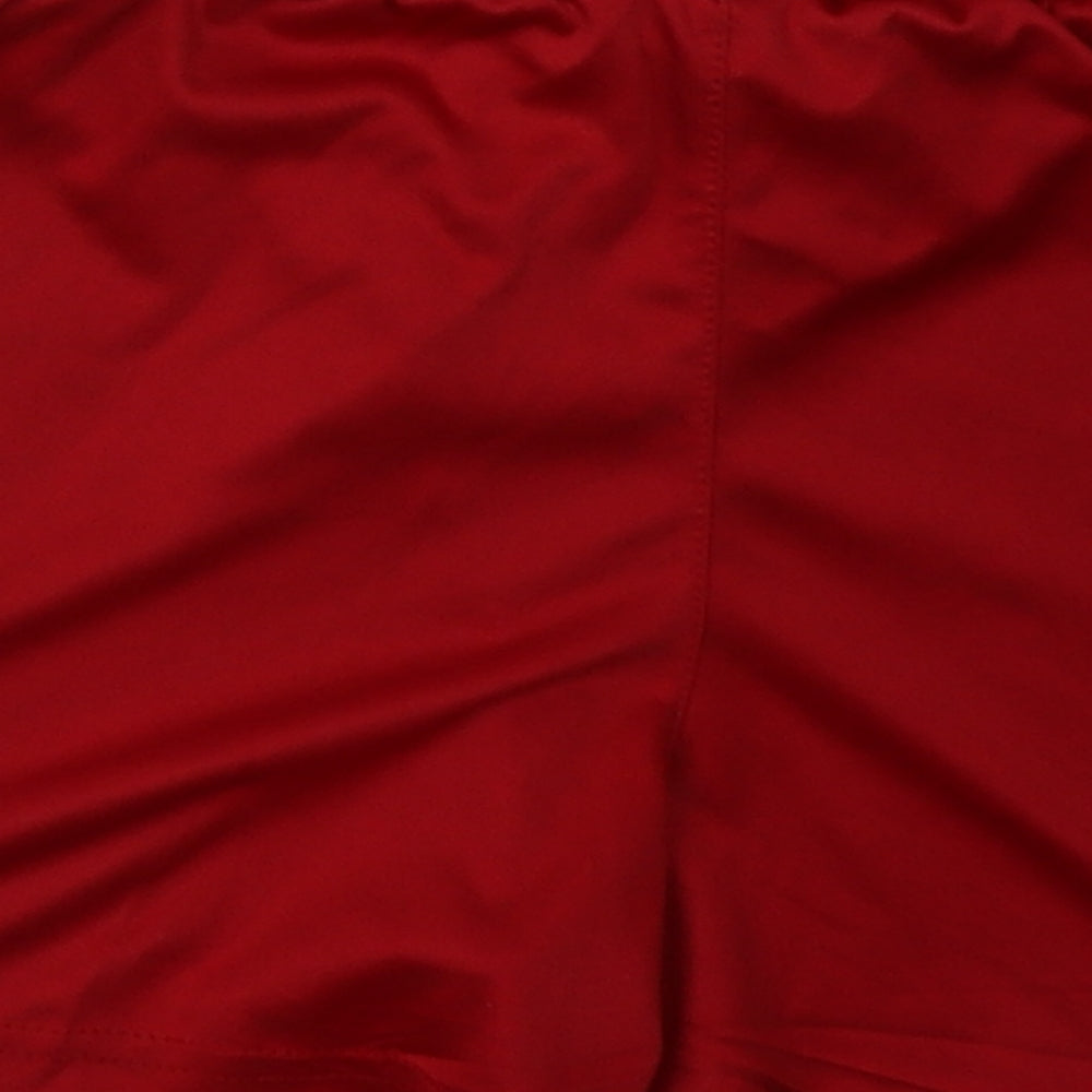 Joma Boys Red  Polyester Sweat Shorts Size 6 Years  Regular Tie - Swansea City AFC