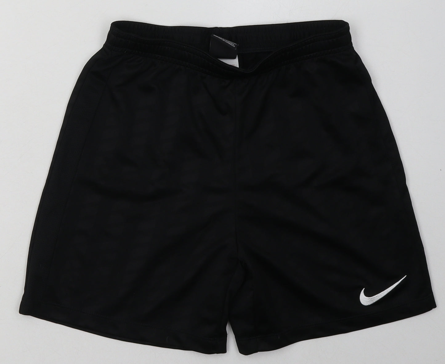 Nike Boys Black  Polyester Sweat Shorts Size 10-11 Years  Regular