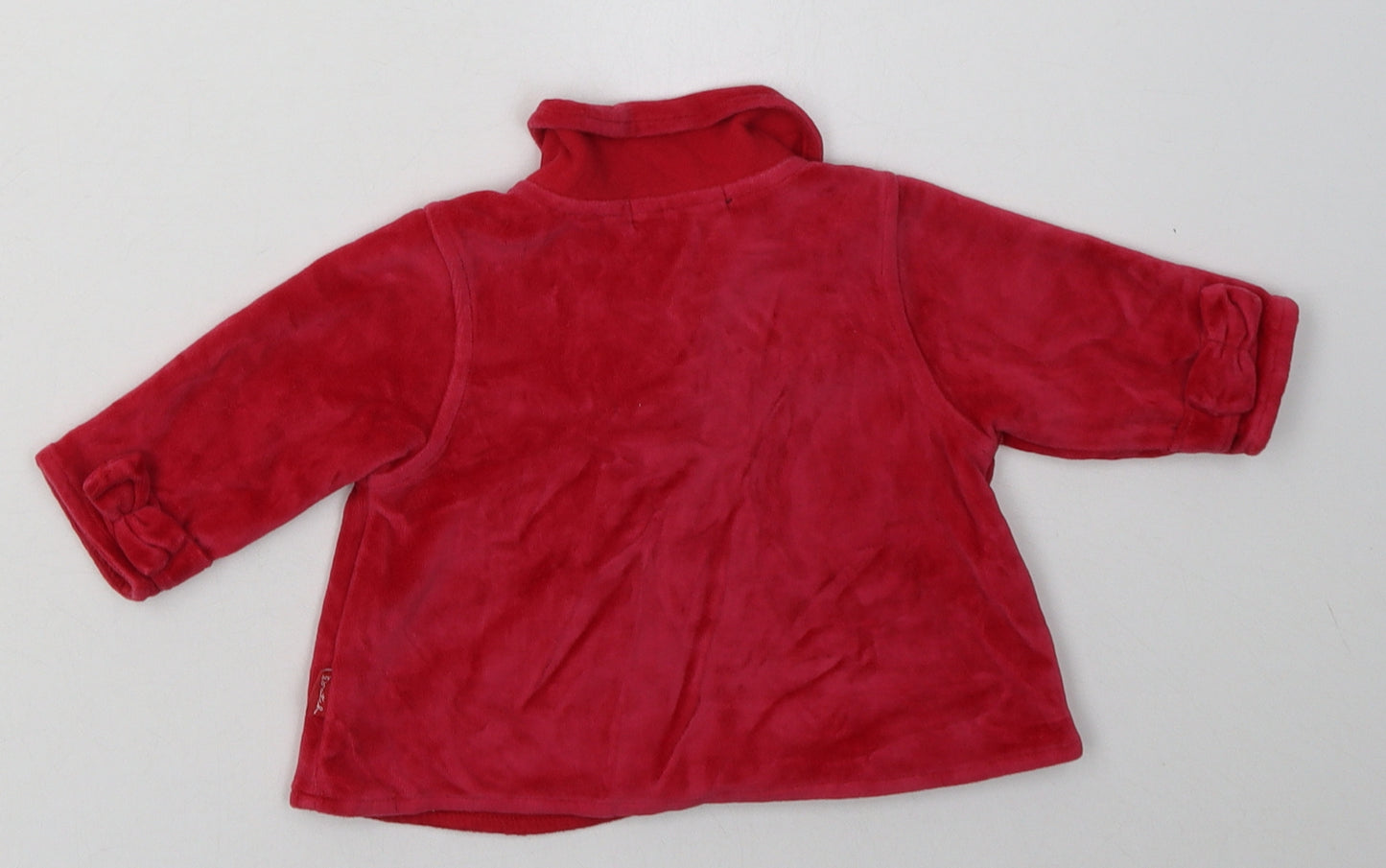 Pumpkin Patch Girls Red   Basic Jacket Jacket Size 3-6 Months   Buckle