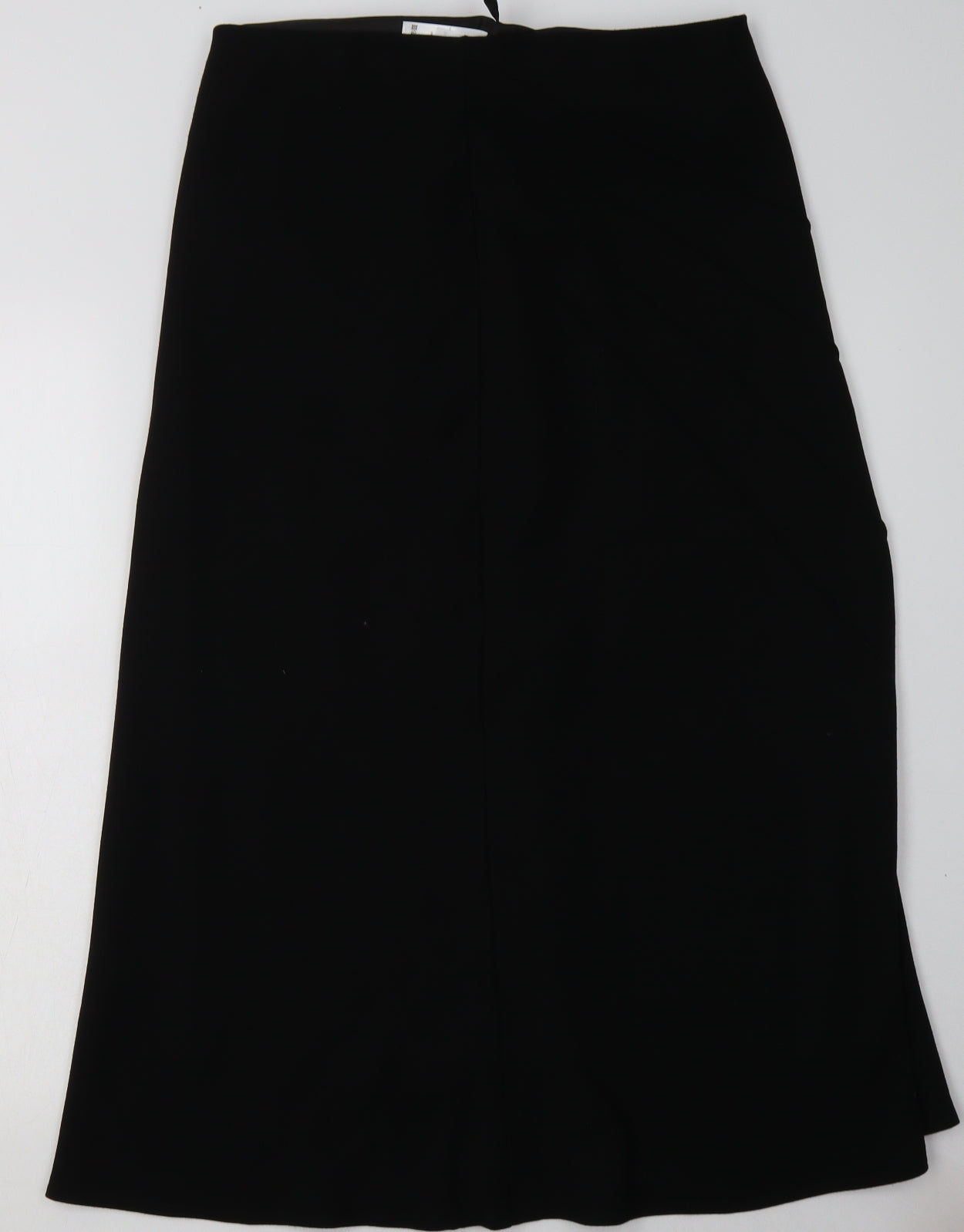 Marks and Spencer Womens Black  Polyester A-Line Skirt Size 16