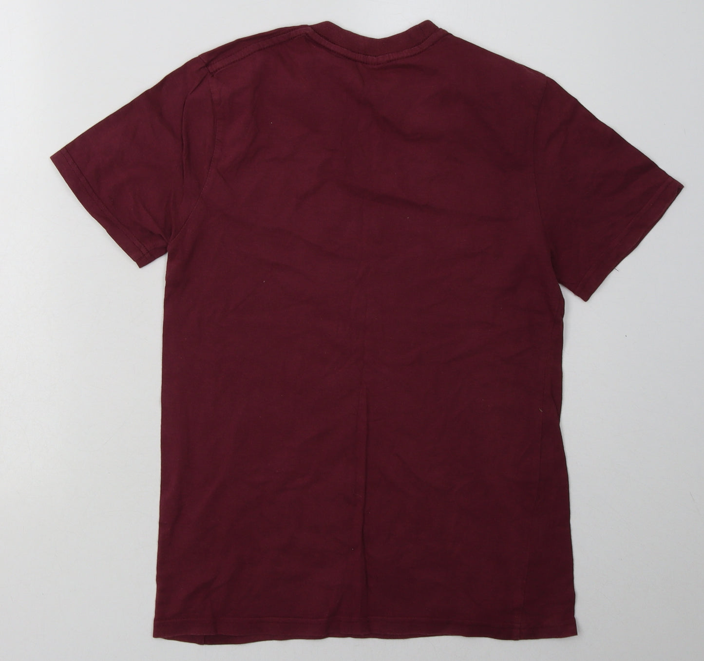 apparel Womens Purple  Cotton Basic T-Shirt Size L Crew Neck - San Francisco