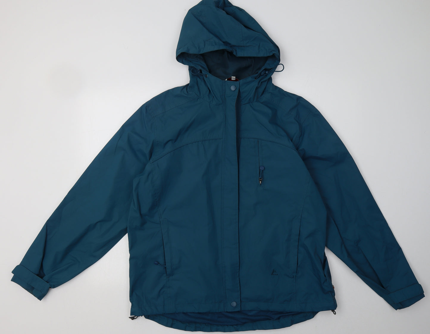 EWM Mens Green   Overcoat Coat Size L  Zip