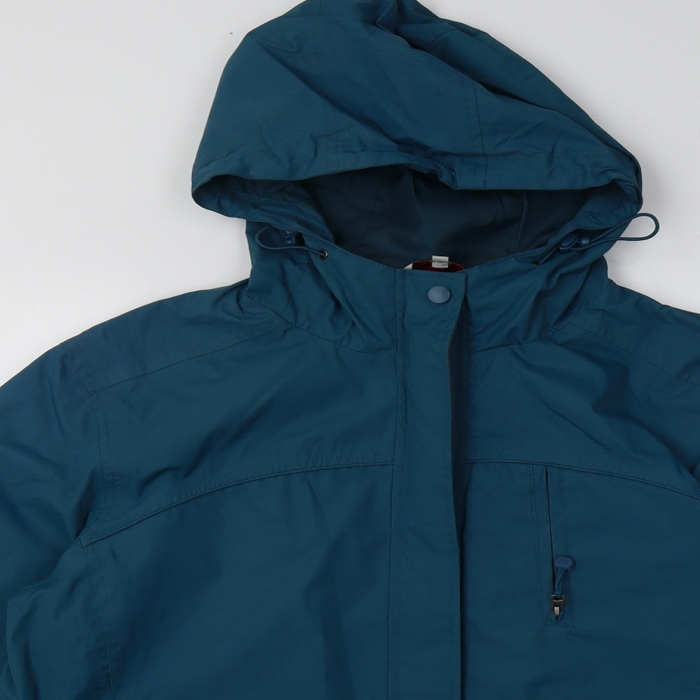 EWM Mens Green   Overcoat Coat Size L  Zip