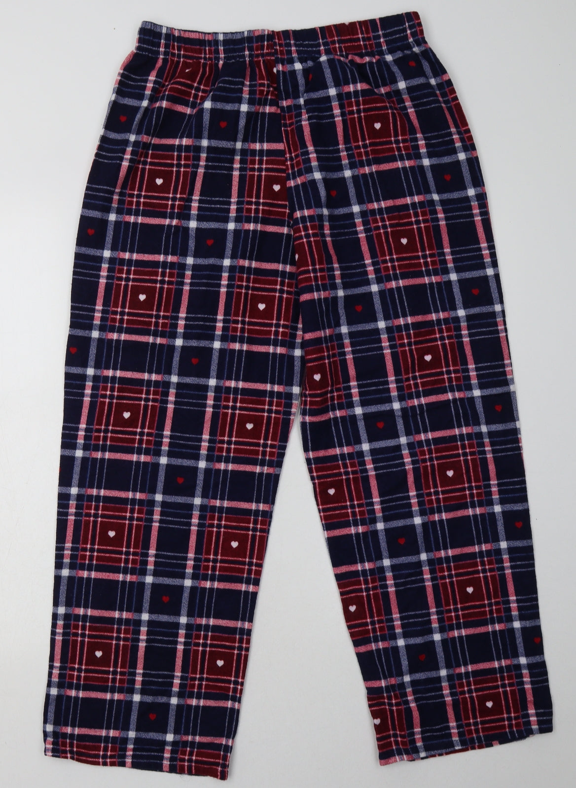 sleep in Womens Blue Check Cotton  Pyjama Pants Size 12