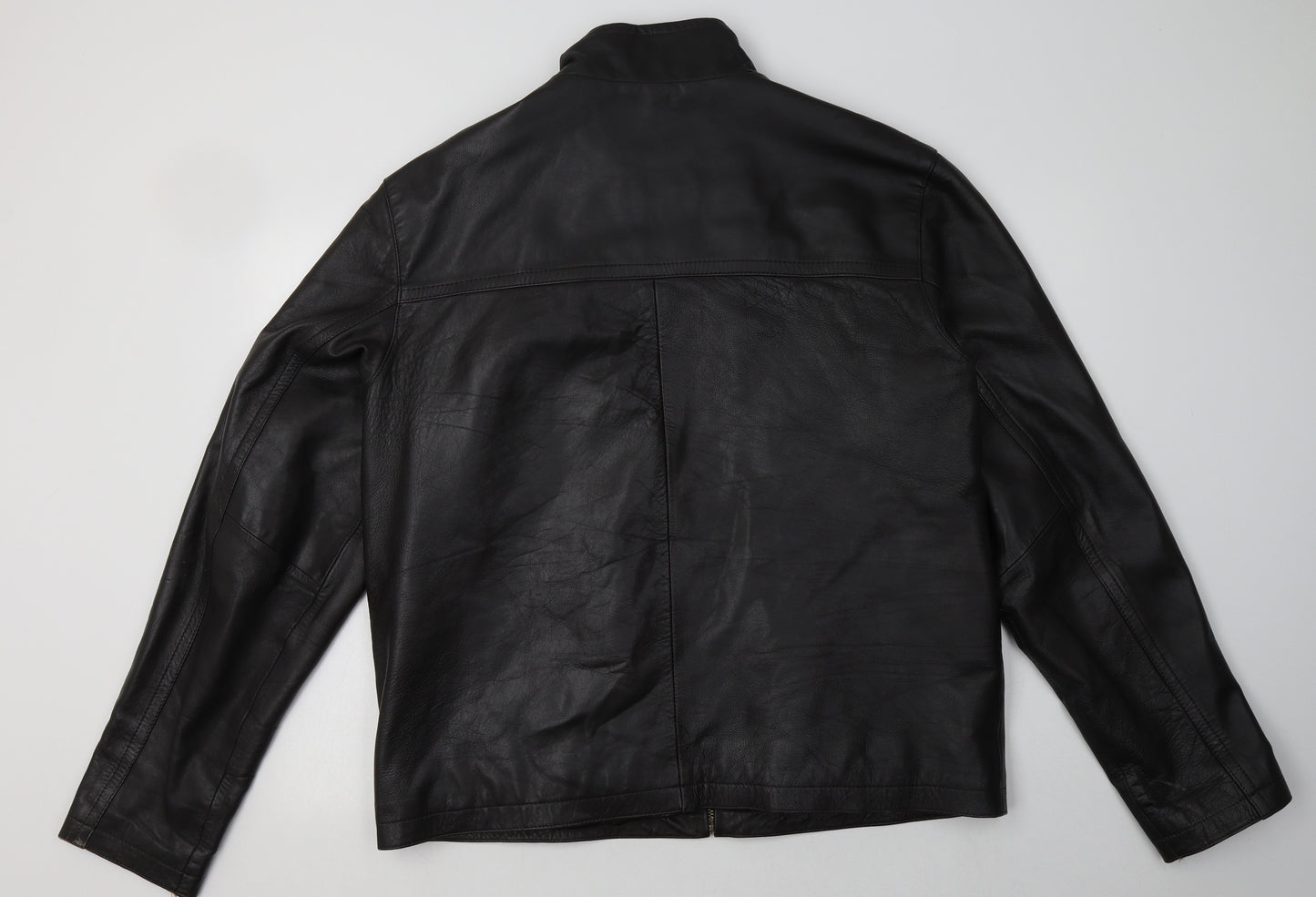 John Lewis Mens Black   Jacket  Size XL  Zip