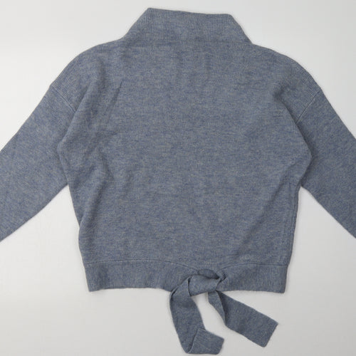 Sainsburys Womens Beige  Acrylic Pullover Sweatshirt Size 12  Pullover