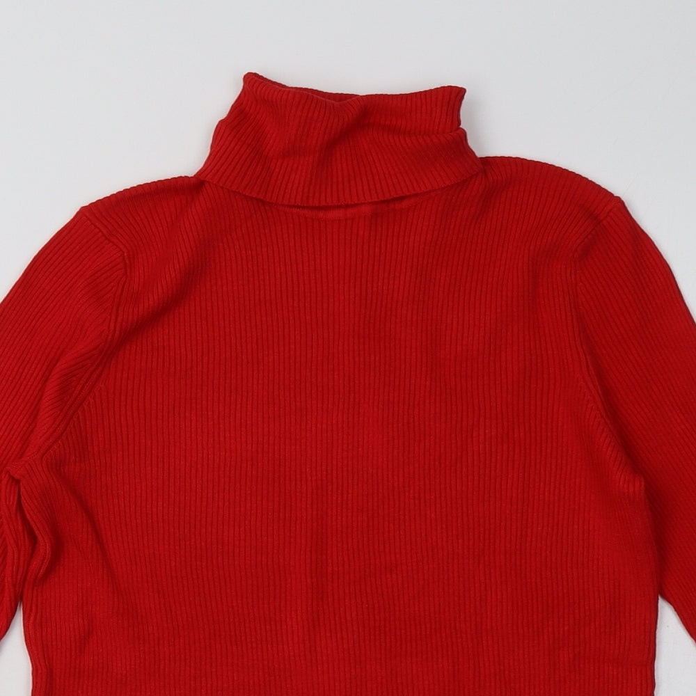 Marks and Spencer Womens Red  Viscose Pullover Sweatshirt Size 14  Pullover