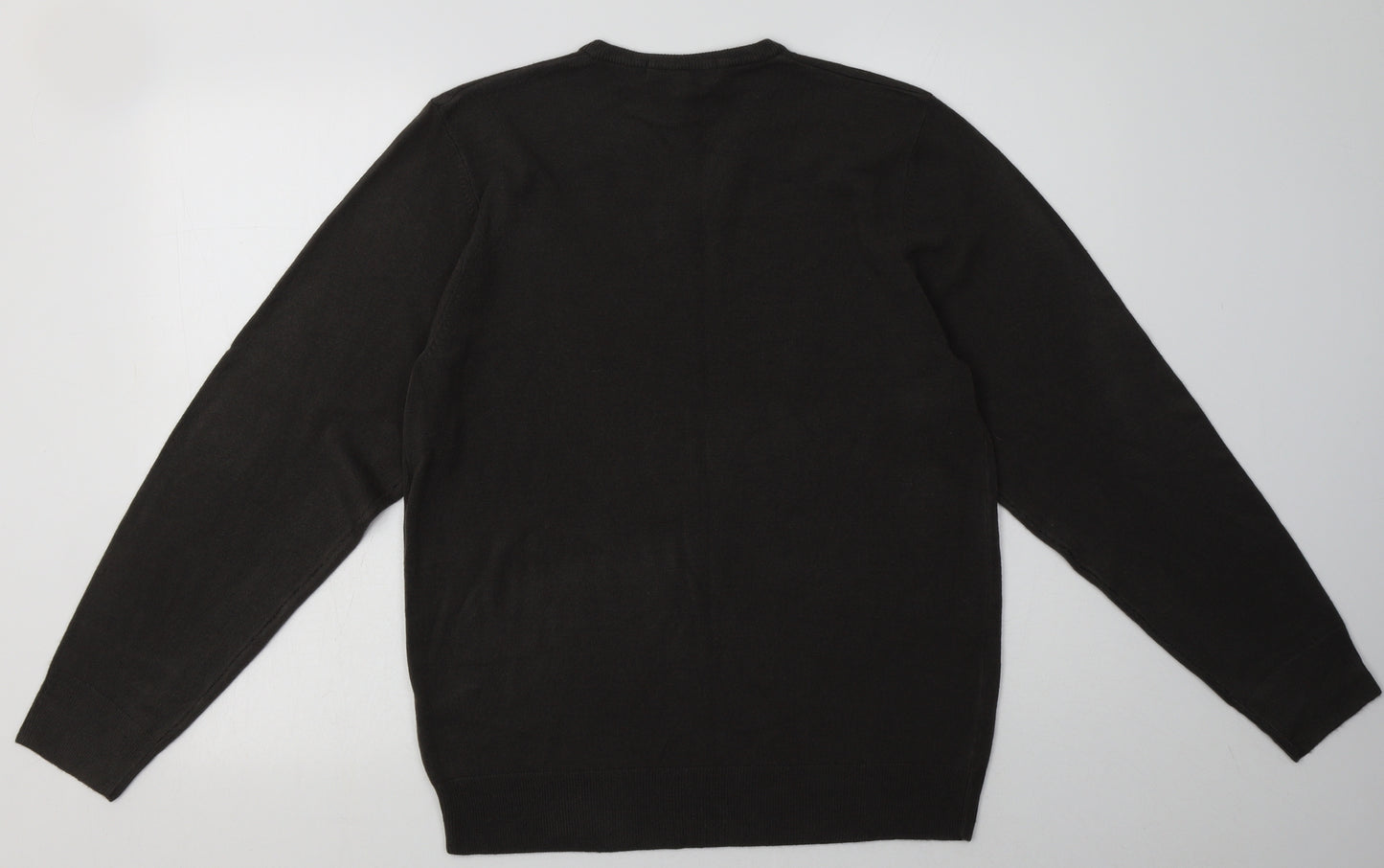 Marks and Spencer Mens Grey  Acrylic Pullover Sweatshirt Size M