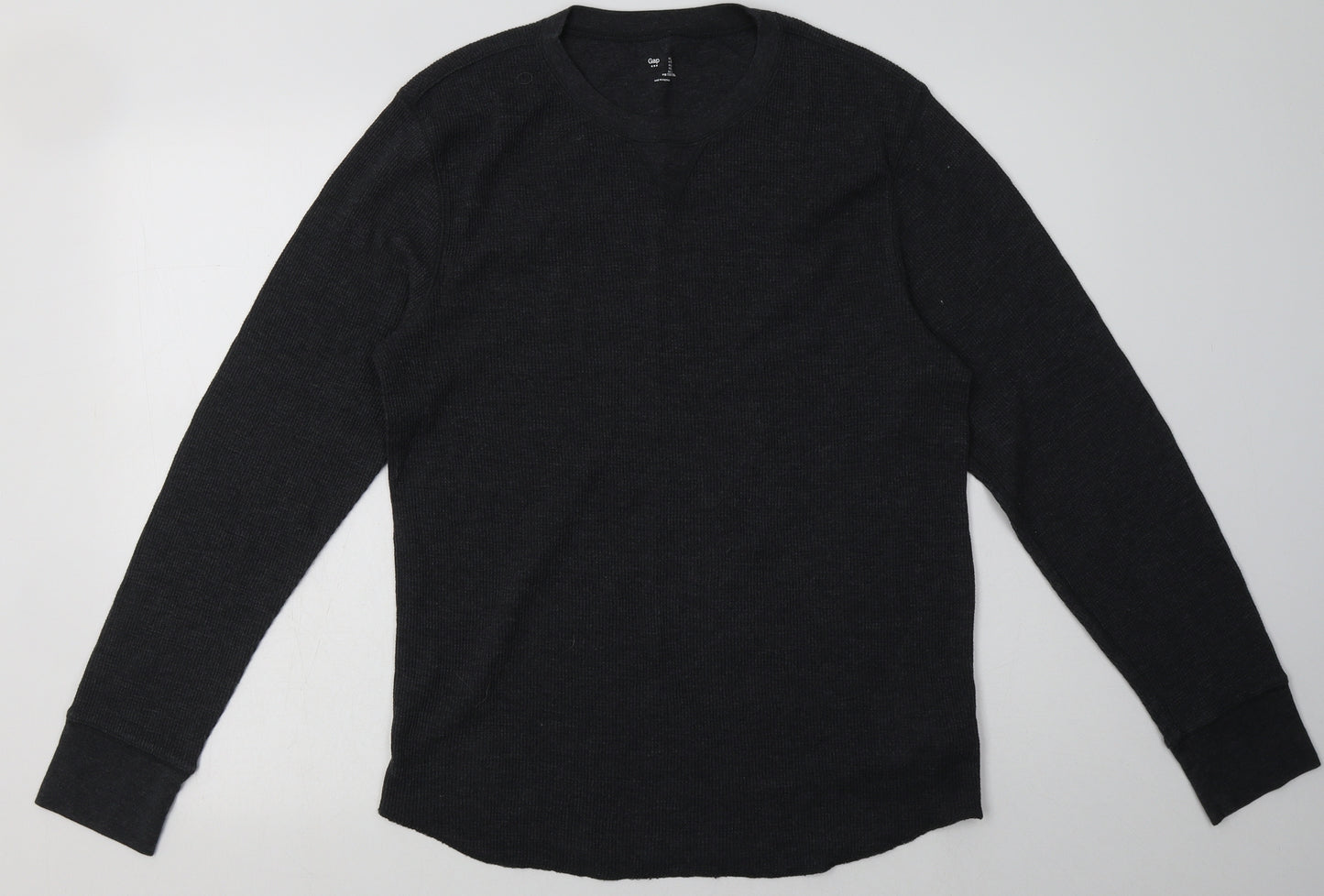 Gap Mens Grey  Cotton Pullover Sweatshirt Size L