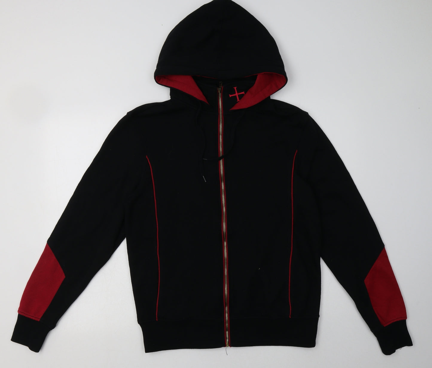 Assassin's Creed Mens Black  Cotton Full Zip Hoodie Size M