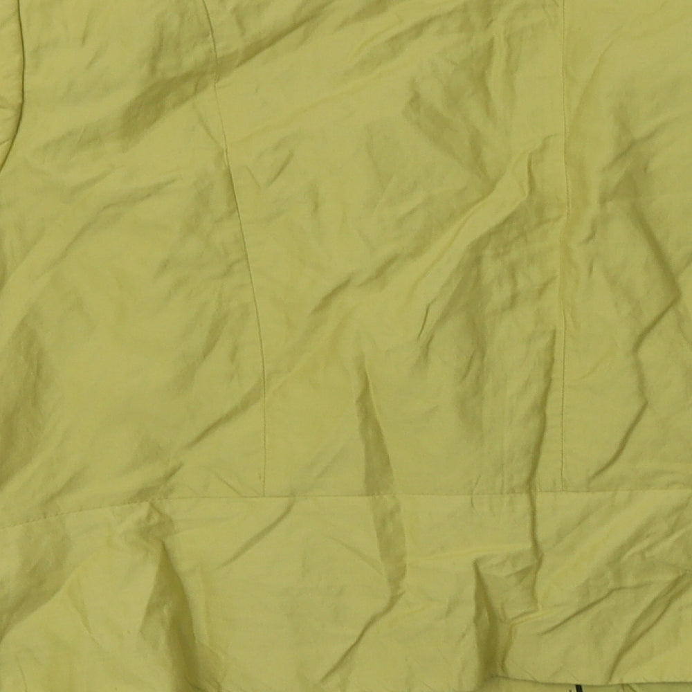 Marks and Spencer Womens Yellow   Jacket Blazer Size 20  Button