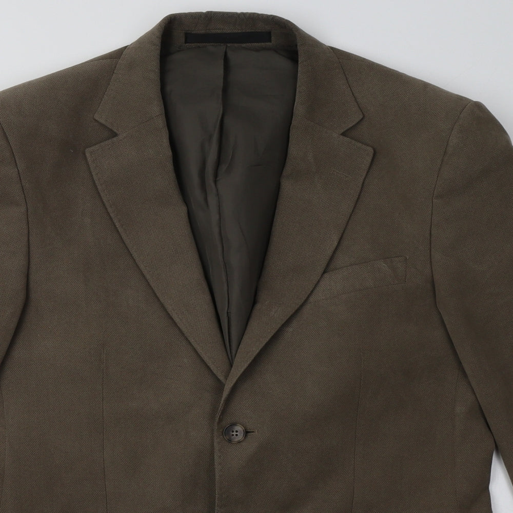 Marks and Spencer Mens Brown   Jacket Blazer Size 36  Button