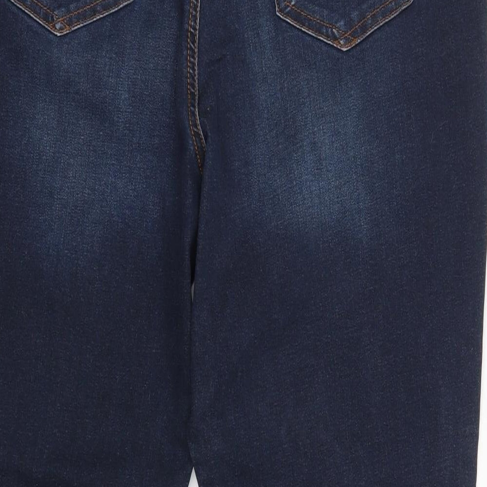 TU Womens Blue  Cotton Skinny Jeans Size 18 L27 in Regular