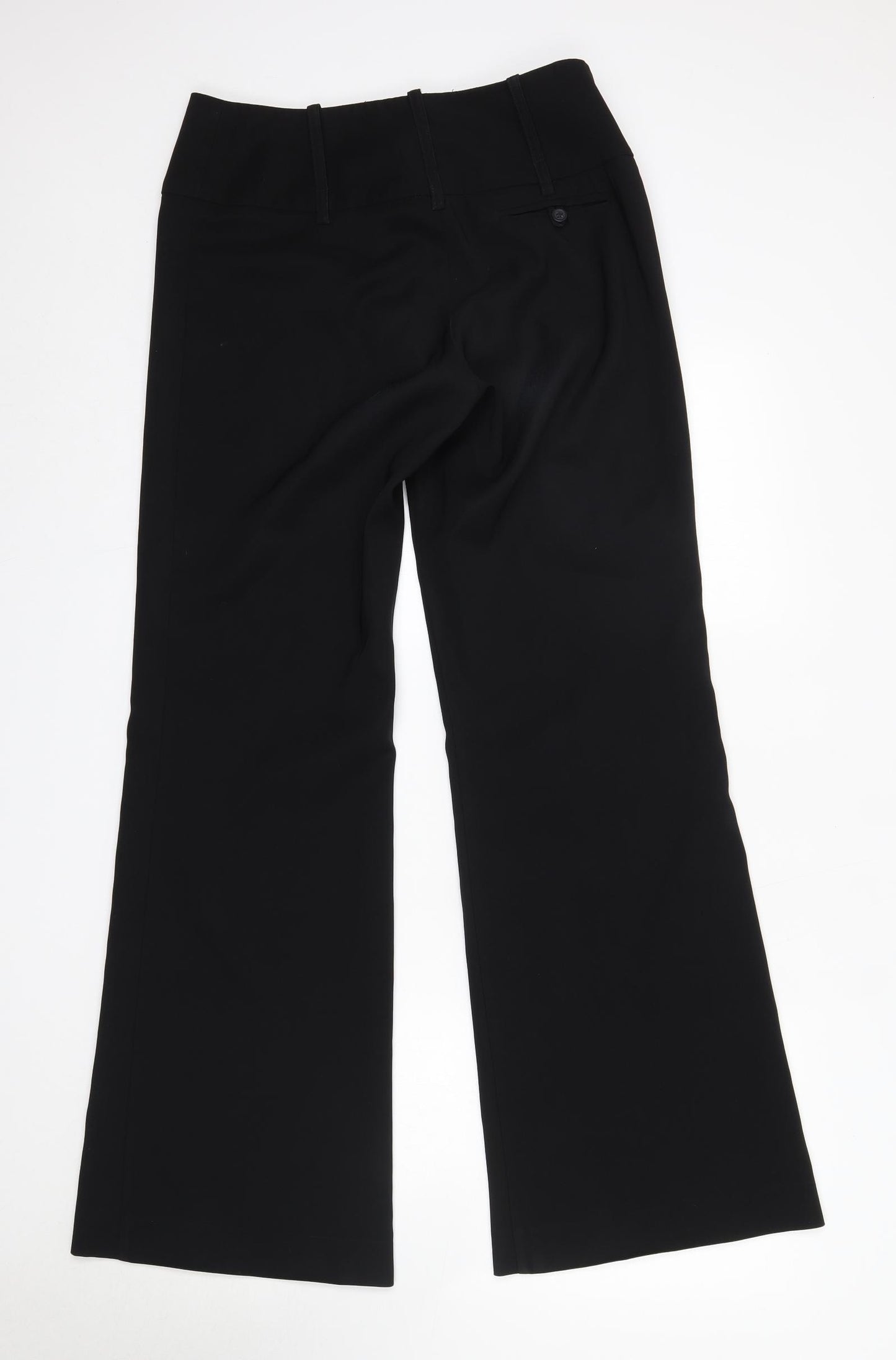 River Island Womens Black  Polyester Dress Pants Trousers Size 12 L32 in Regular