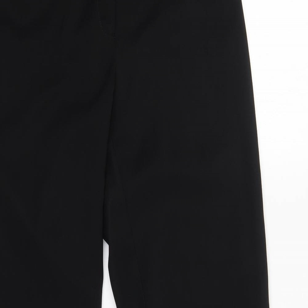 River Island Womens Black  Polyester Dress Pants Trousers Size 12 L32 in Regular