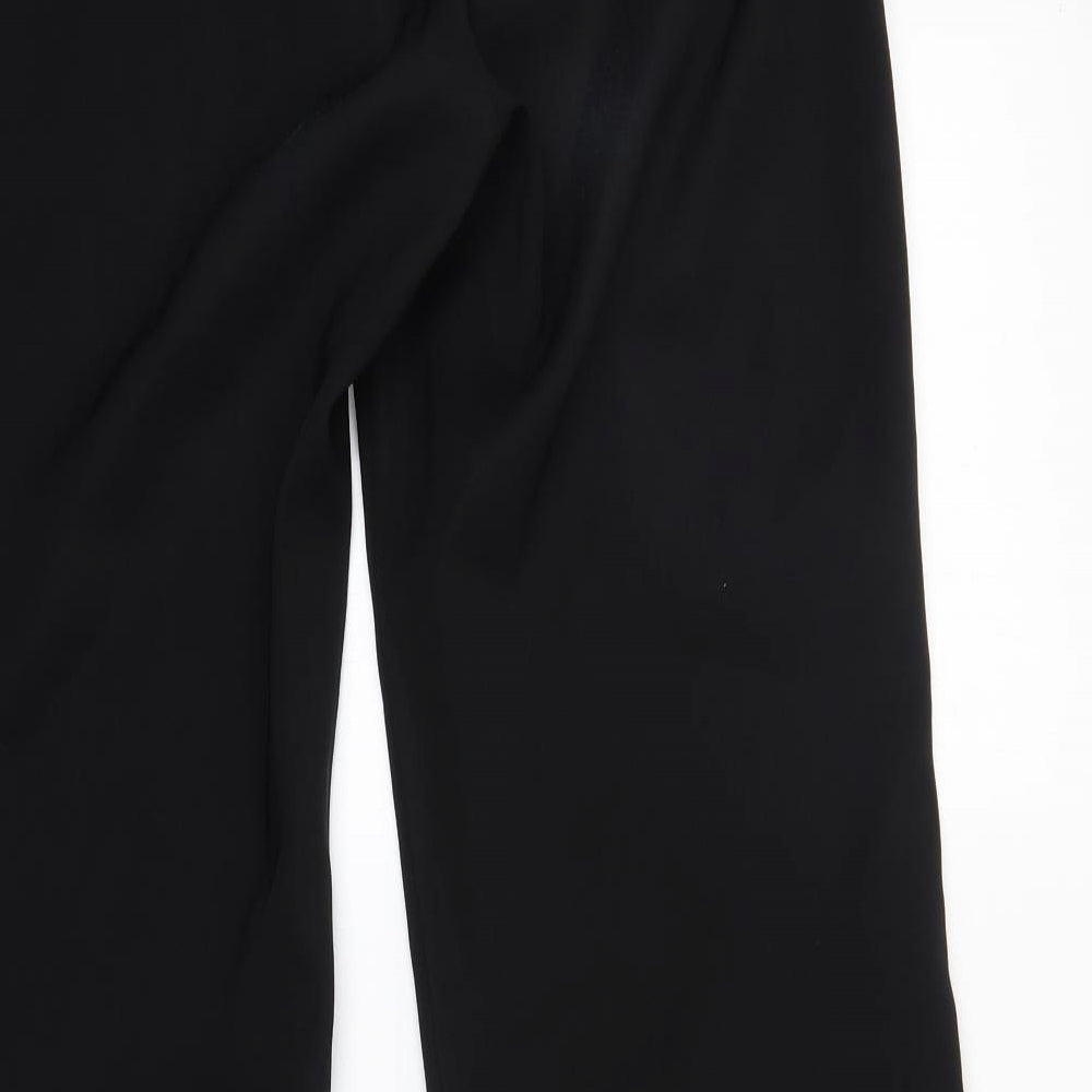 River Island Womens Black  Polyester Dress Pants Trousers Size 12 L32 in Regular