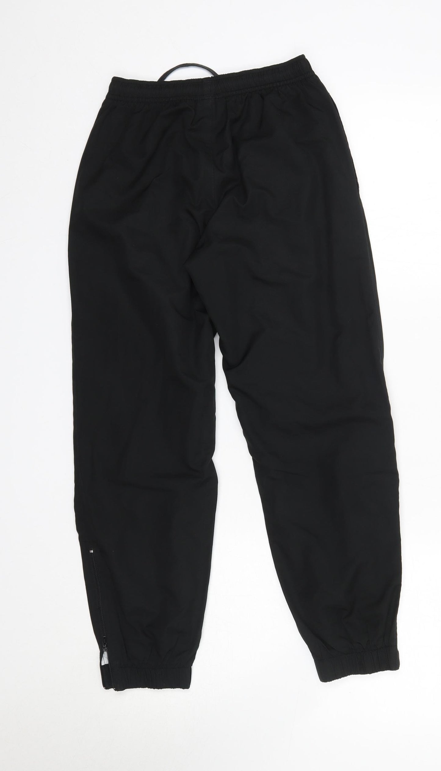 Lacoste Boys Black  Polyester Jogger Trousers Size 10 Years  Regular