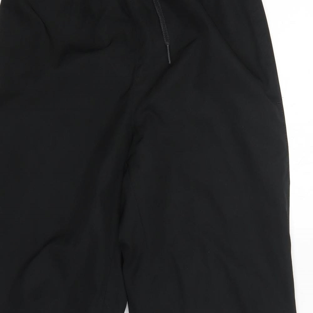 Lacoste Boys Black  Polyester Jogger Trousers Size 10 Years  Regular