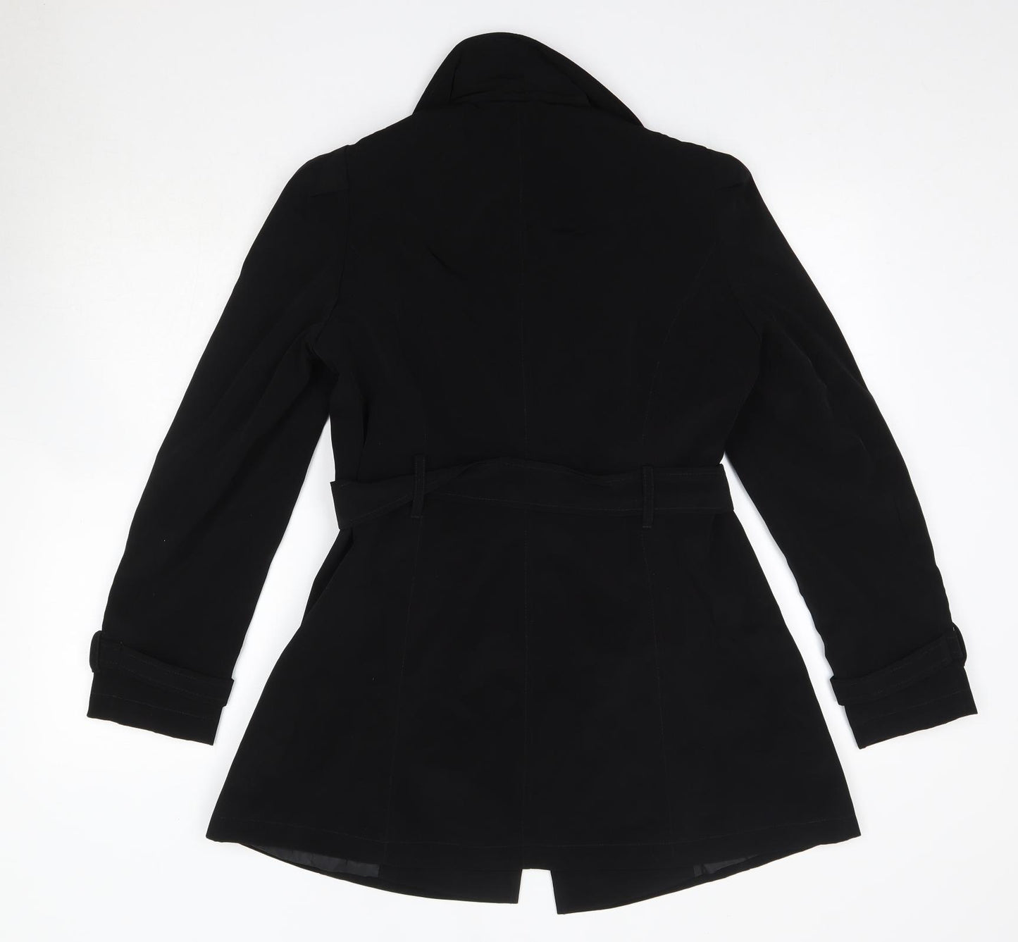 George Womens Black   Parka Coat Size 8