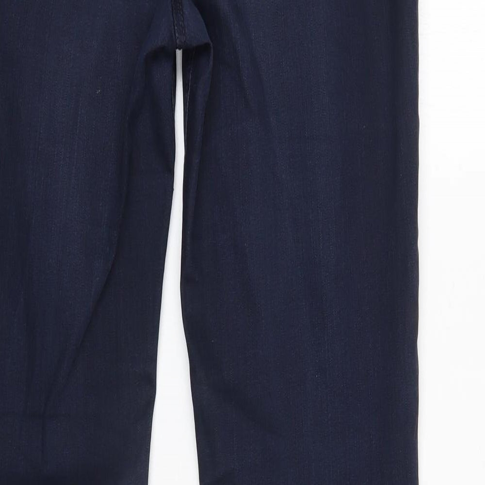 M&S Womens Blue  Cotton Flared Jeans Size 10 L32 in Regular  - Per Una