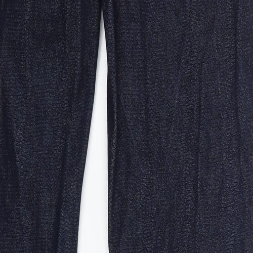 Topman Mens Blue  Cotton Straight Jeans Size 28 in L34 in Slim