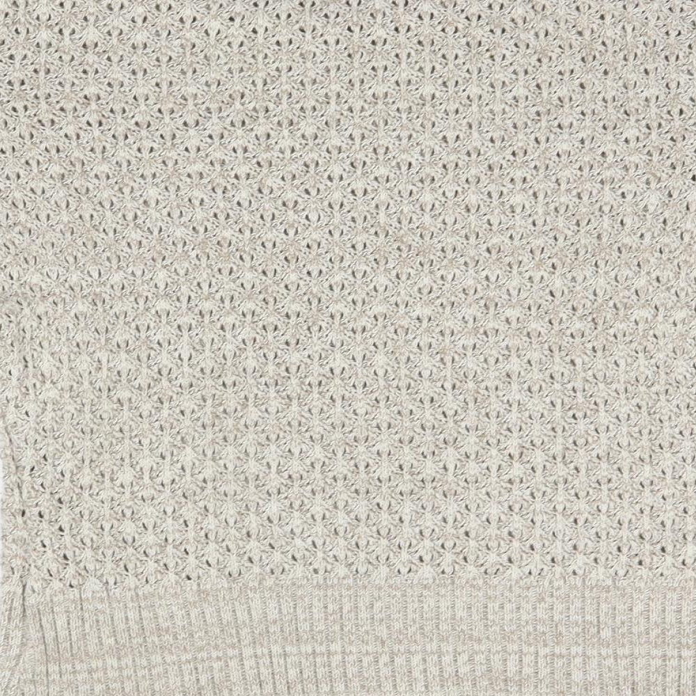 Matalan Womens Brown Round Neck  Cotton Pullover Jumper Size 16