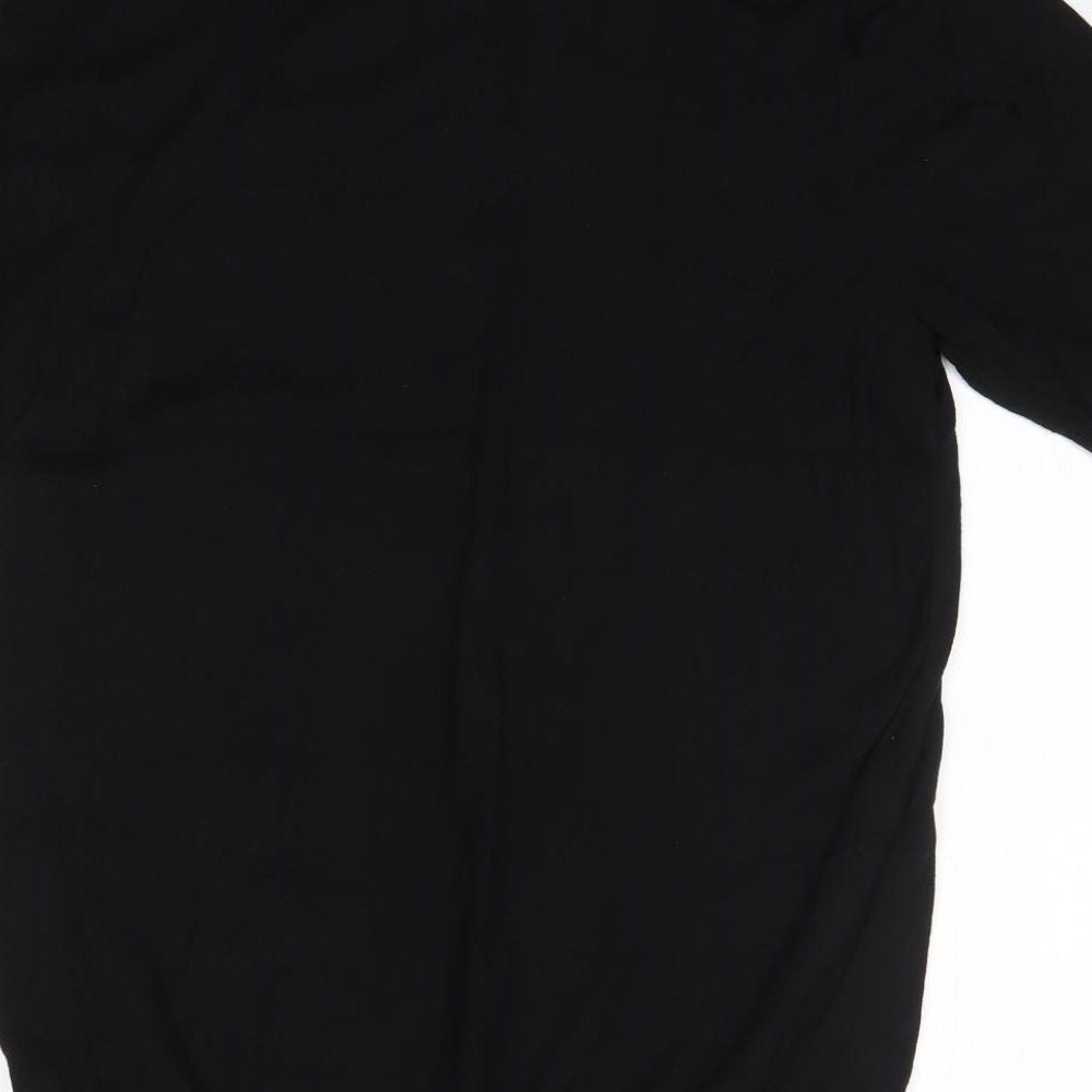 ASOS Mens Black  Cotton  Polo Size 2XL Collared  - Jumper