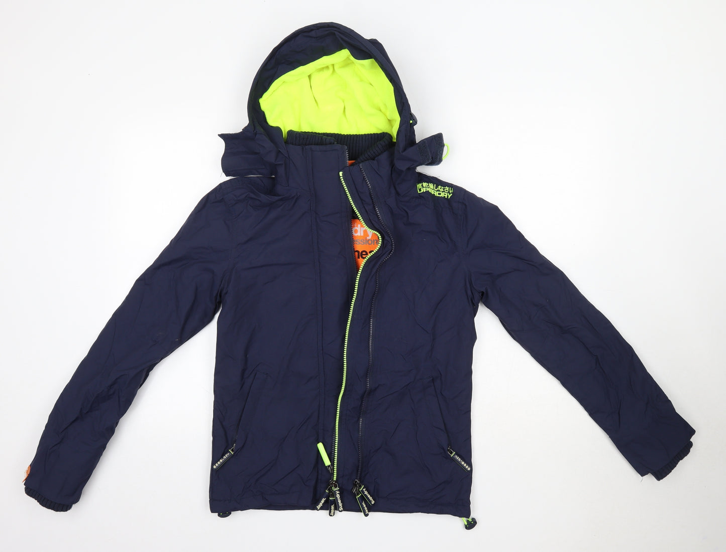 Superdry Mens Blue   Rain Coat Coat Size S