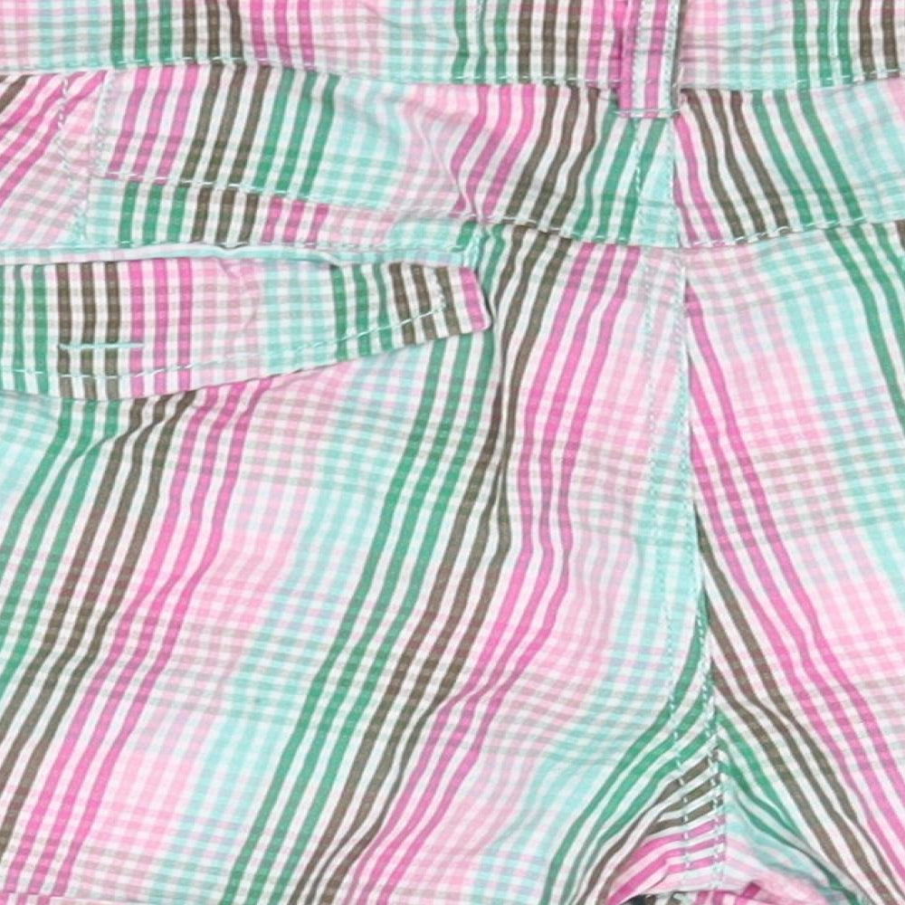 O'Neill Womens Multicoloured Check 100% Cotton Boyfriend Shorts Size 30 in  Regular