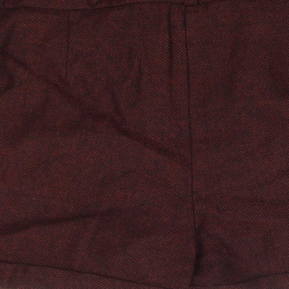 Peacocks Womens Brown  Polyester Boyfriend Shorts Size 14  Regular