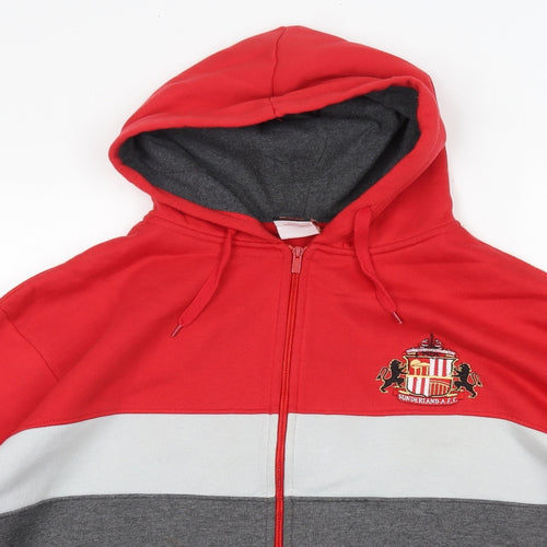 Safc Store Mens Multicoloured  Polyester Full Zip Hoodie Size 2XL   - Sunderland AFC