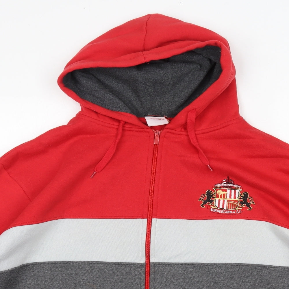 Safc Store Mens Multicoloured  Polyester Full Zip Hoodie Size 2XL   - Sunderland AFC
