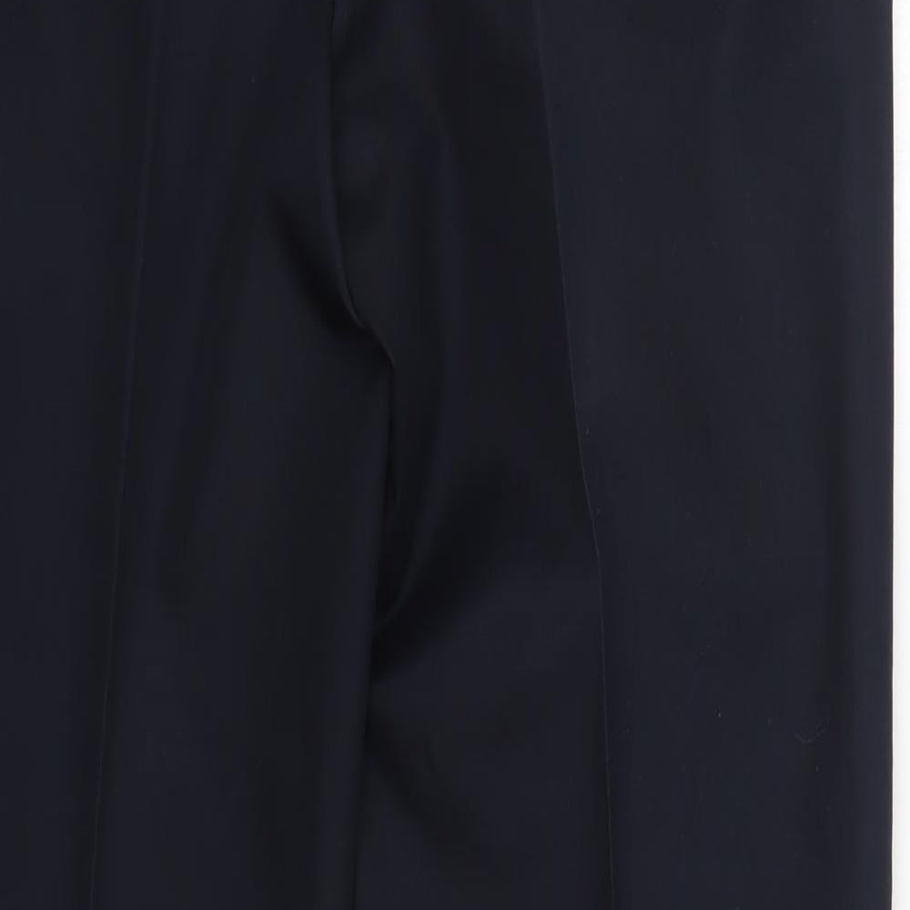 Maine Mens Blue  Cotton Dress Pants Trousers Size 34 in L31 in Regular