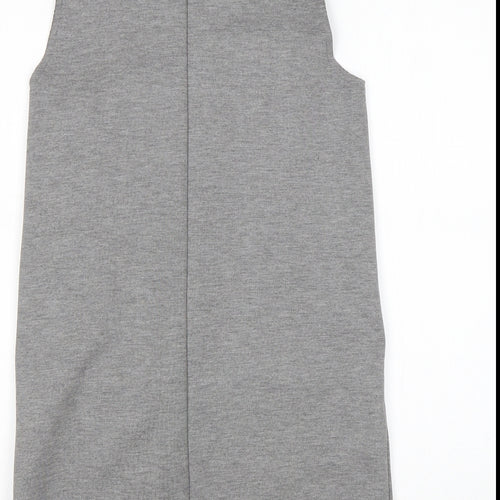 Topshop Womens Grey  Polyester Jacket Blazer Size 8