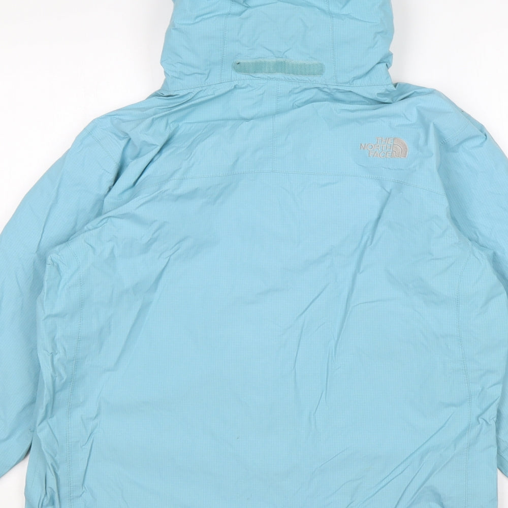 The North Face Womens Blue   Rain Coat Coat Size S