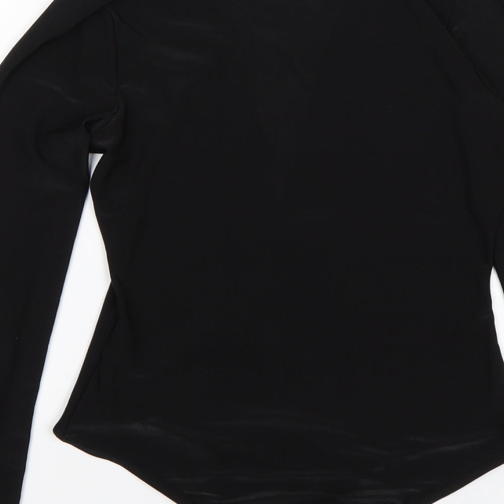 EDGE Womens Black  Polyester Bodysuit One-Piece Size 8