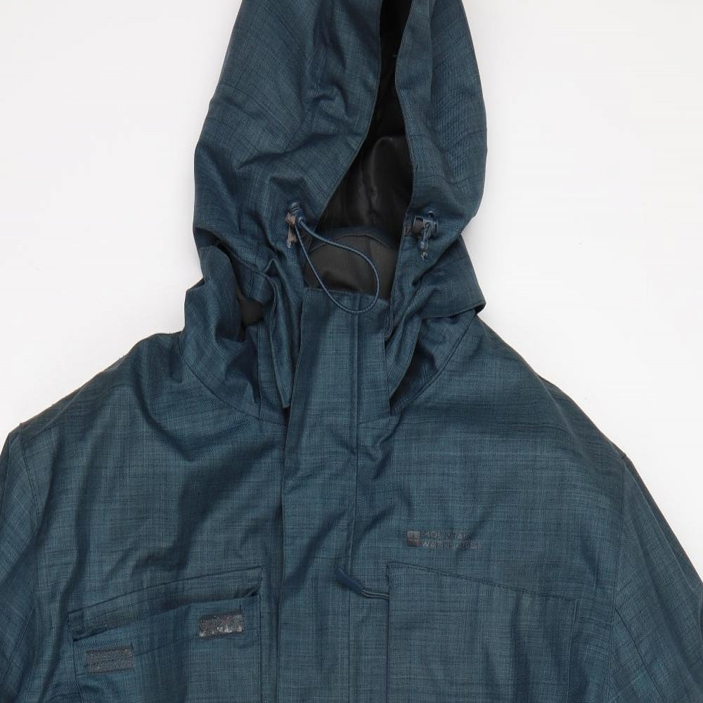 Mountain Warehouse Mens Green   Rain Coat Coat Size XL