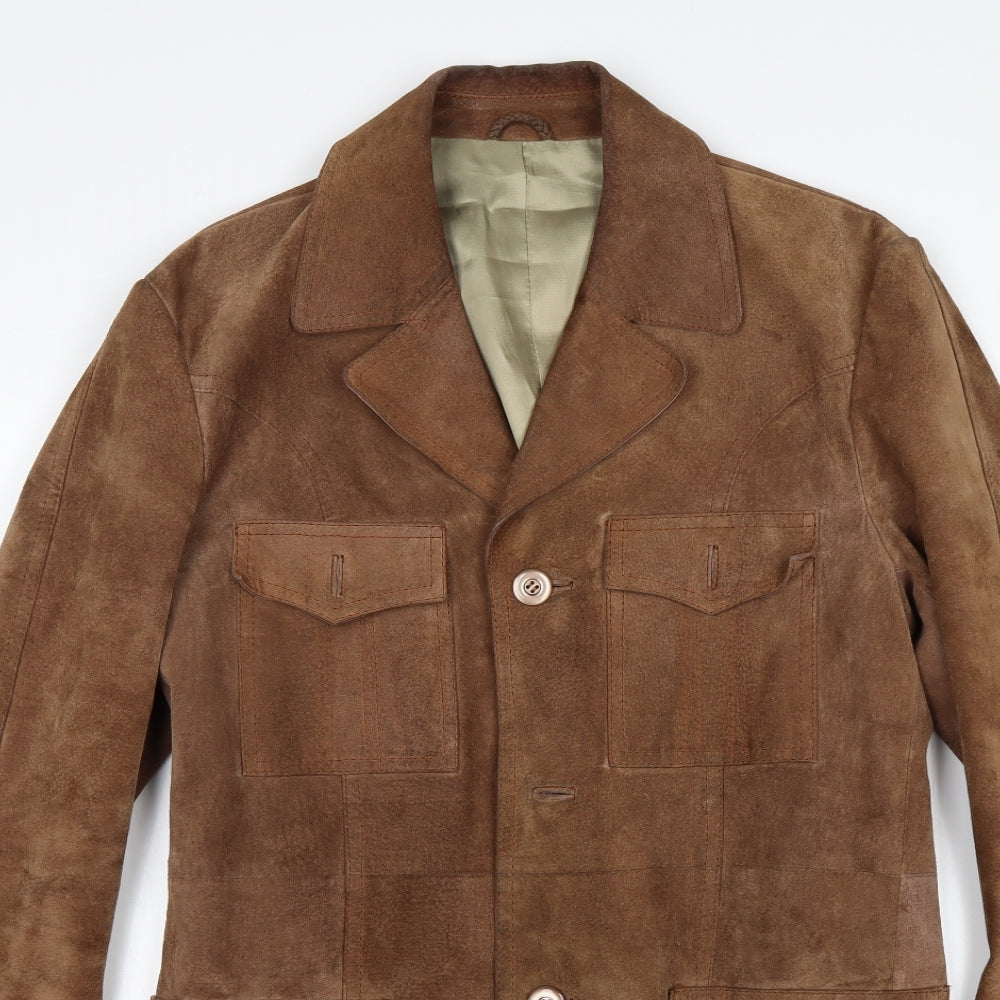 Echt Ledar Womens Brown   Jacket  Size 12