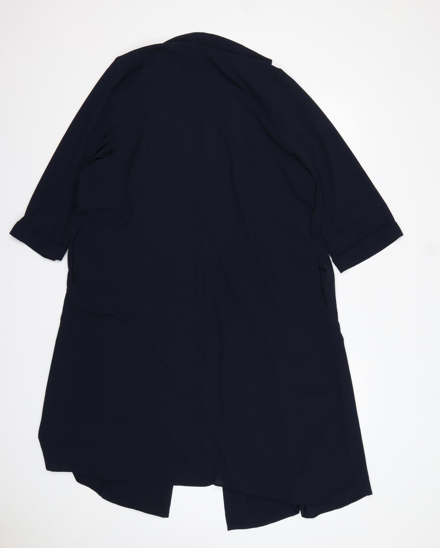 Yours Womens Blue  Polyester Jacket Blazer Size 16