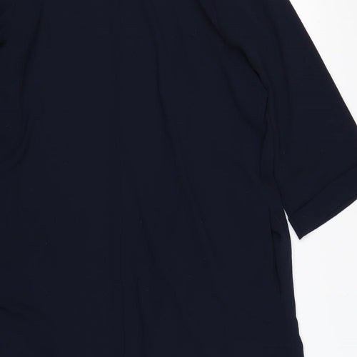 Yours Womens Blue  Polyester Jacket Blazer Size 16