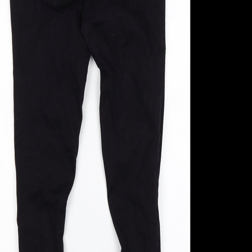 New Look Womens Black  Cotton Jegging Jeans Size 8 L28 in Regular