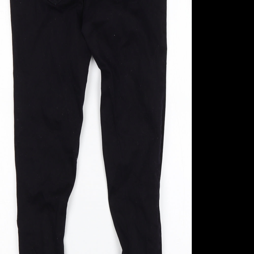 New Look Womens Black  Cotton Jegging Jeans Size 8 L28 in Regular