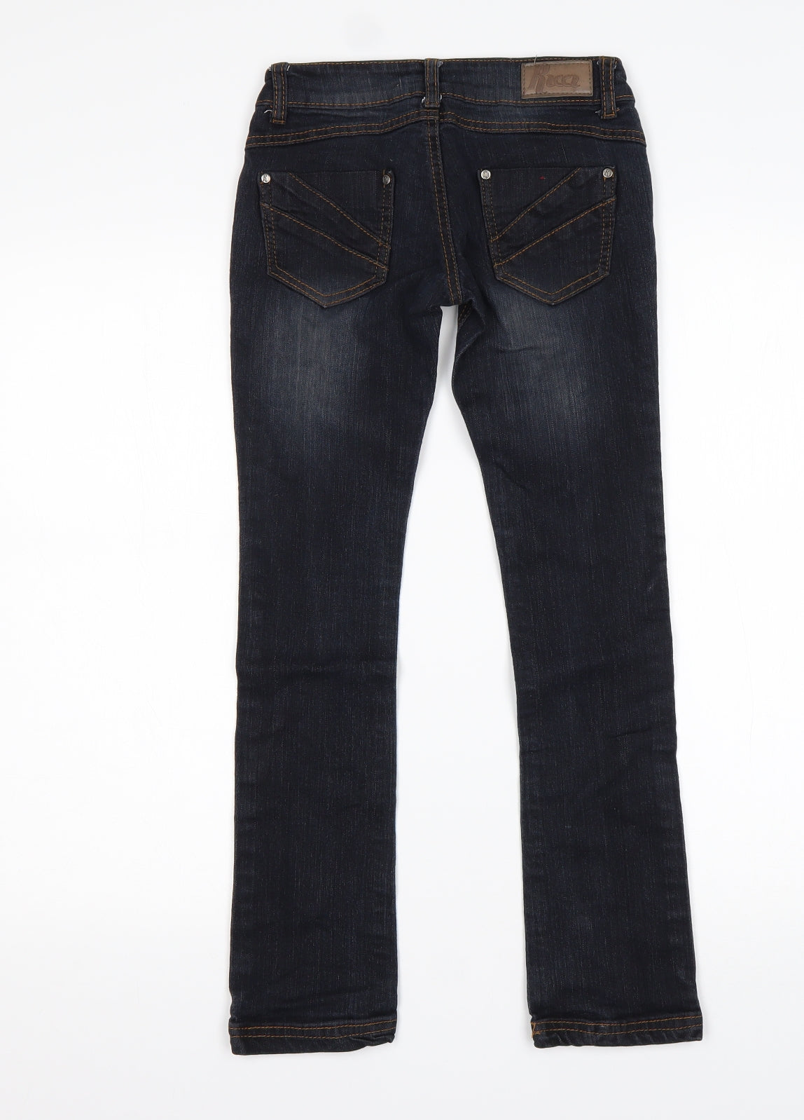 Ricci Boys Blue  Cotton Bootcut Jeans Size 7-8 Years  Regular